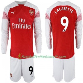 Fußballtrikots Arsenal Alexandre Lacazette 9 Kinder 2018-2019 Langarm Heimtrikotsatz kaufen